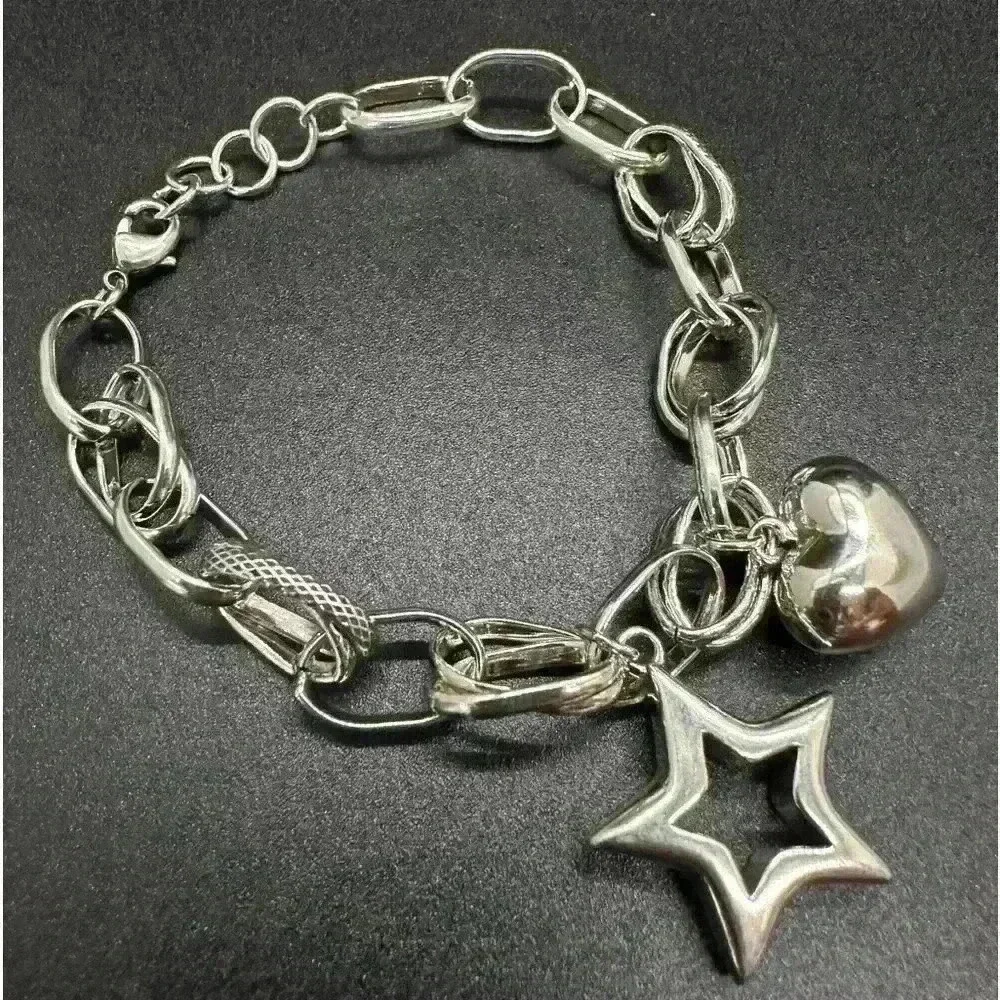 Aesthetic Charm Bracelet 🖤